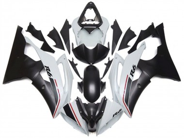 2008-2016 Yamaha YZF R6 Motorcycle Fairing - White Matte Black Red Canada