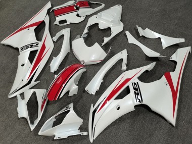 2008-2016 Yamaha YZF R6 Bike Fairings - Pearl White Red Canada