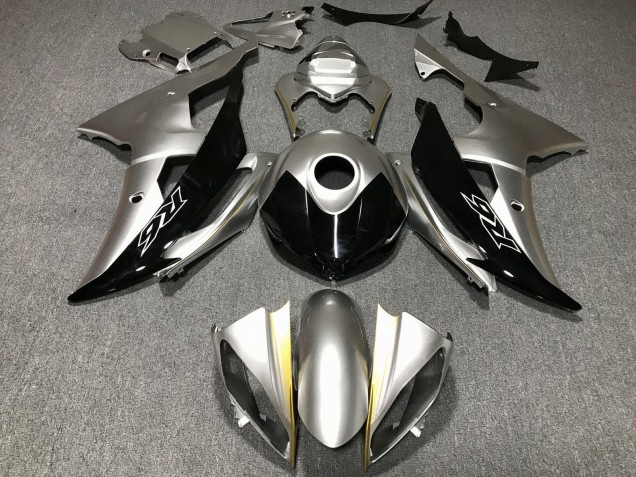 2008-2016 Yamaha YZF R6 Motorcycle Fairings - Silver Gold Black Canada