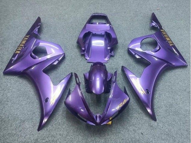 2003-2004 Yamaha YZF R6 Motorcycle Fairings - Purple Gold Decals Canada