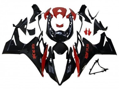 2013-2016 Triumph Daytona 675 Triple Motorcycle Fairings - Glossy Black Red Ride or Die Canada