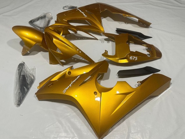 2006-2008 Triumph Daytona 675 Triple Motorcycle Fairings - Metallic Gold Canada