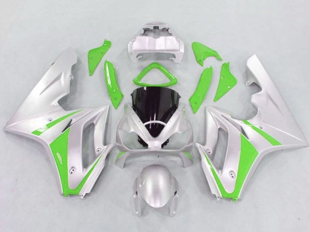 2006-2008 Triumph Daytona 675 Triple Motorcycle Fairings - Silver Green Canada