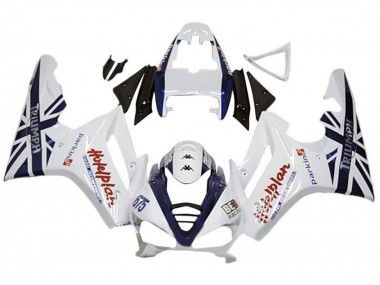 2009-2012 Triumph Daytona 675 Triple Motorcycle Fairings - White Dark Blue Canada