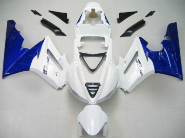 2009-2012 Triumph Daytona 675 Triple Motorcycle Fairing - White Blue Canada