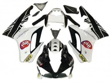 2009-2012 Triumph Daytona 675 Triple Motorcycle Fairings - White Glossy Black HPi Canada