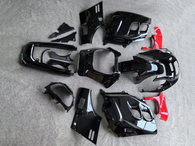 1987-1988 Honda CBR1000F Hurricane Motorcycle Fairings - Glossy Black Red Canada