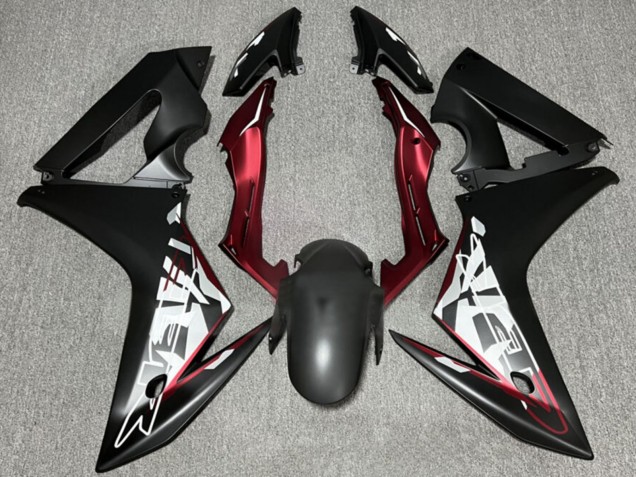 2014-2016 Honda CBR650F Motorcycle Fairings - Matte Black Red Canada