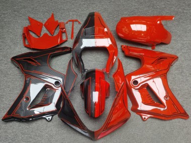 2003-2013 Suzuki SV650 Motorcycle Fairings - Glossy Red Carbon Fiber Canada