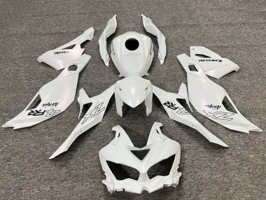 2019-2025 Kawasaki ZX4R ZX-4RR Motorcycle Fairings - Pearl White Black Canada