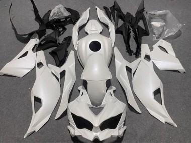 2019-2025 Kawasaki ZX4R ZX-4RR Motorcycle Fairings - Pearl White Canada