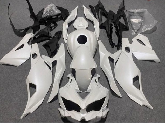 2019-2025 Kawasaki ZX4R ZX-4RR Motorcycle Fairings - Pearl White Canada