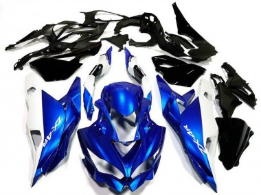 2019-2025 Kawasaki ZX4R ZX-4RR Motorcycle Fairings - White Blue Canada