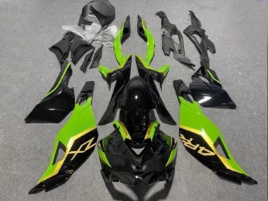 2019-2025 Kawasaki ZX4R ZX-4RR Motorcycle Fairings - Glossy Black Green Gold Canada