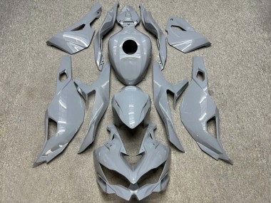 2019-2025 Kawasaki ZX4R ZX-4RR Motorcycle Fairings - Glossy Nardo Grey Canada