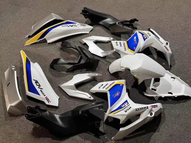 2022-2024 Honda ADV160 Motorcycle Fairings - White Blue Yellow HRC Canada