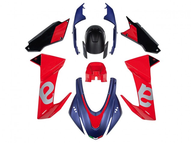 2020-2024 Aprilia RS660 Motorcycle Fairings - Blue Red Canada
