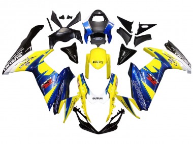2011-2024 Suzuki GSXR 600/750 Motorcycle Fairings - Yellow Blue White Black Corona Extra Alstare Canada