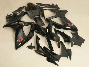 2006-2007 Suzuki GSXR 600/750 Motorcycle Fairing - Glossy Black Canada