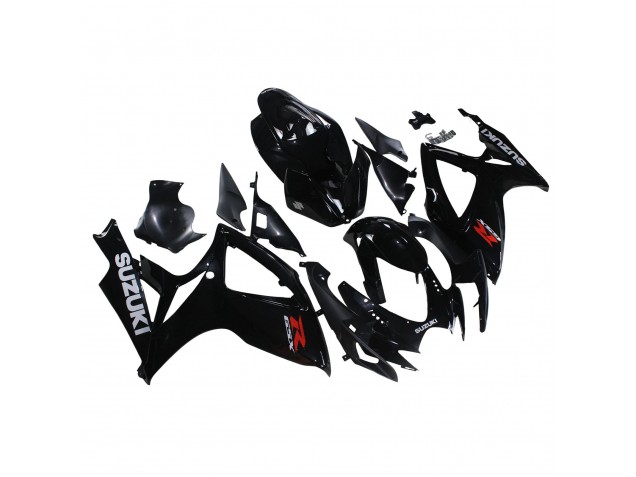2006-2007 Suzuki GSXR 600/750 Motorcycle Fairings - Glossy Black Canada