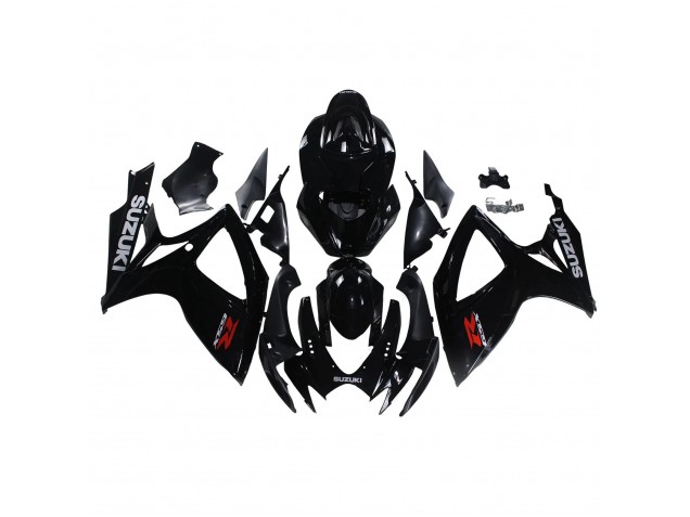 2006-2007 Suzuki GSXR 600/750 Motorcycle Fairings - Glossy Black Canada