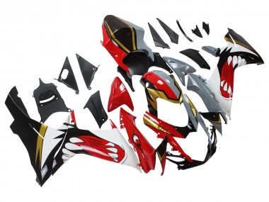 2011-2024 Suzuki GSXR 600/750 Motorcycle Fairings - Red Gold Grey Black White Shark Canada