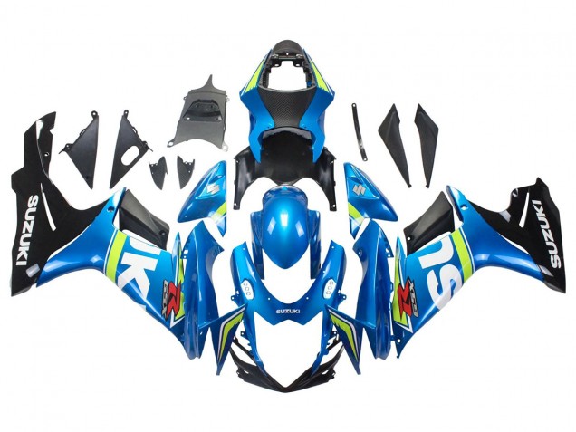 2011-2024 Suzuki GSXR 600/750 Motorcycle Fairings - Blue White Green Black Canada