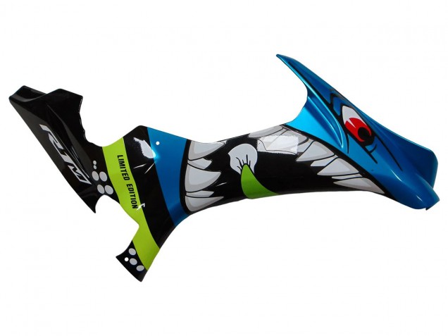 2015-2019 Yamaha YZF R1 Motorcycle Fairings - Blue Green Black Shark Canada