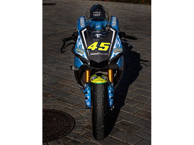 2015-2019 Yamaha YZF R1 Motorcycle Fairings - Blue Yellow Shark Canada