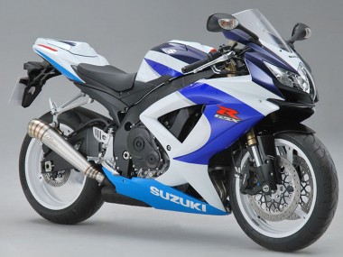 2008-2010 Suzuki GSXR 600/750 Motorcycle Fairings - White Blue Red Canada