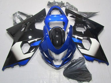 2004-2005 Suzuki GSXR 600 Motorcycle Fairings - Blue White Black Canada