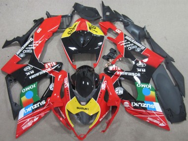 2006-2007 Suzuki GSXR 600 Motorcycle Fairings - Red Yellow Green Blue Black JOMO Canada