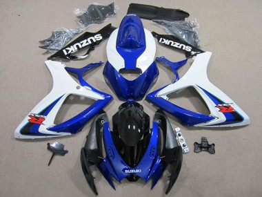 2006-2007 Suzuki GSXR 600 Motorcycle Fairings - White Blue Black Red Canada