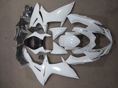 2011-2024 Suzuki GSXR 600 Motorcycle Fairings - White Canada