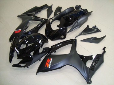 2006-2007 Suzuki GSXR 750 Motorcycle Fairings - Glossy Black Matte Black Red Canada
