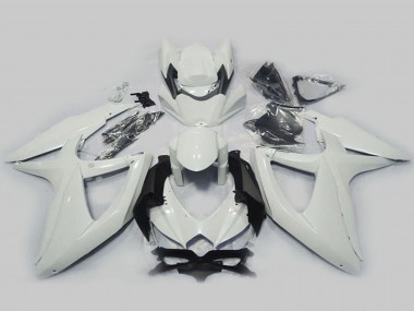 2008-2010 Suzuki GSXR 750 Motorcycle Fairings - Pearl White Canada