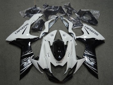2011-2024 Suzuki GSXR 750 Motorcycle Fairings - White Black Canada