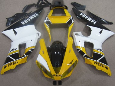 2000-2001 Yamaha YZF R1 Motorcycle Fairings - Yellow White Black Canada