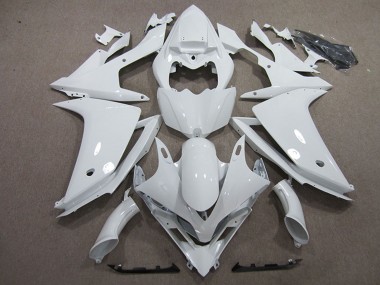 2007-2008 Yamaha YZF R1 Motorcycle Fairings - White Canada