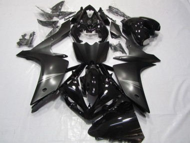 2007-2008 Yamaha YZF R1 Motorcycle Fairing - Glossy Black Matte Black Canada