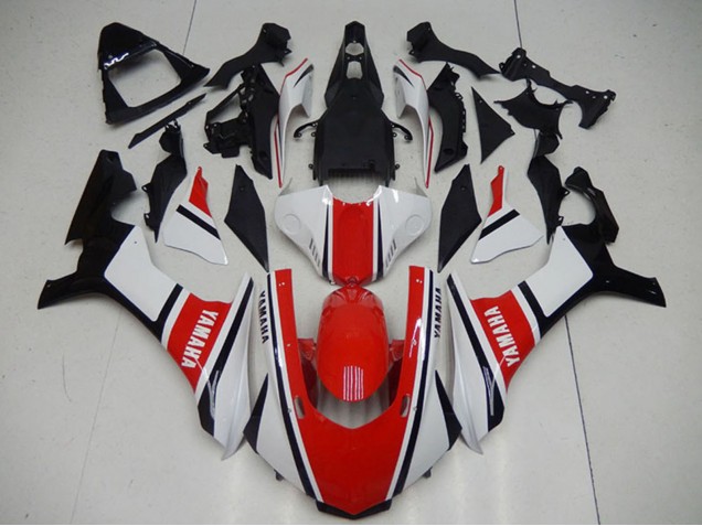 2015-2019 Yamaha YZF R1 Motorcycle Fairings - White Red Black Canada