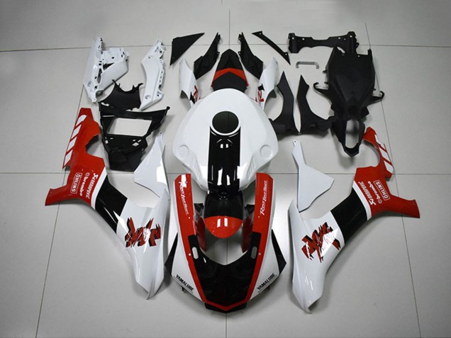 2015-2019 Yamaha YZF R1 Motorcycle Fairings - White Red Black GYTR Canada