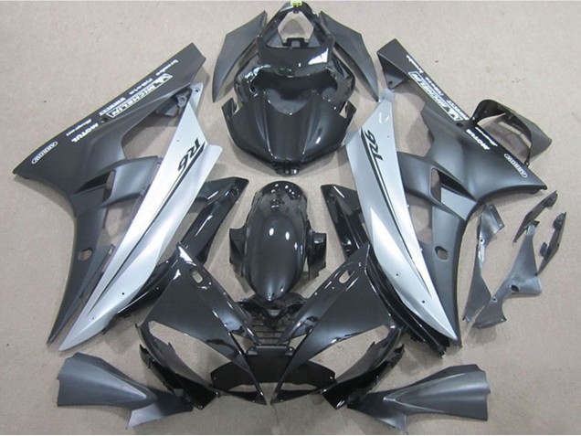 2006-2007 Yamaha YZF R6 Motorcycle Fairings - Glossy Black Matte Black Silver Canada