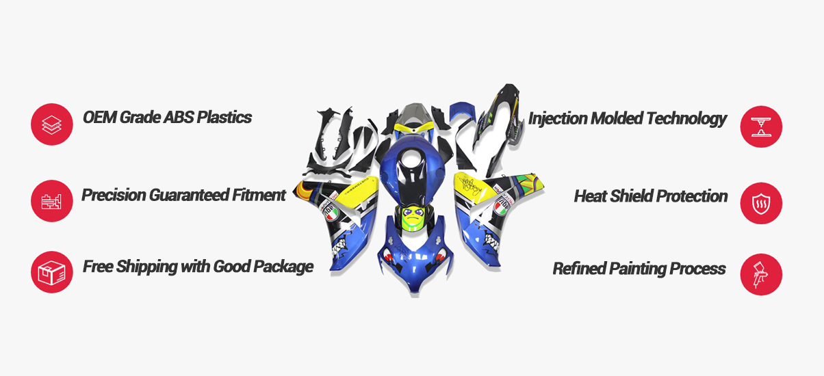 Best Aftermarket Motorcycle Fairings | FairingInTheBox Canada Official